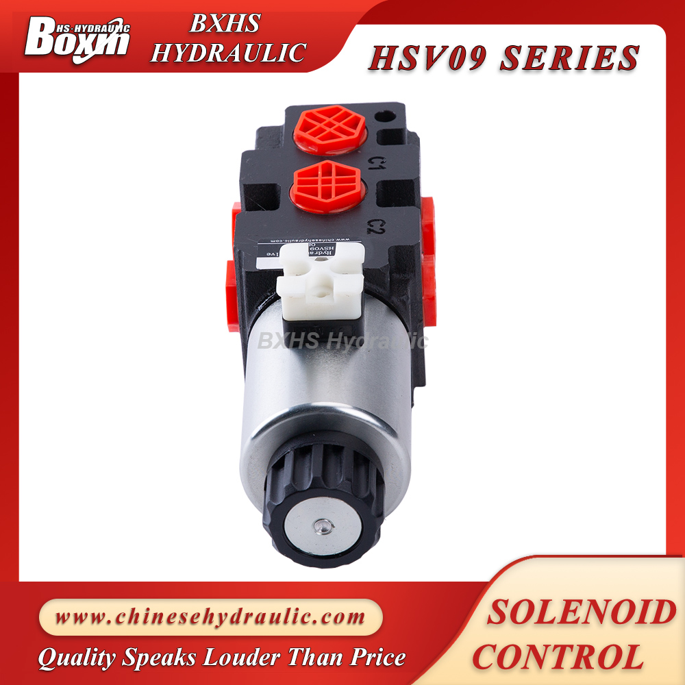 HSV09电磁选流阀 SVV09系列电控分流阀 DC12V/24V可选 Boxin工厂供应